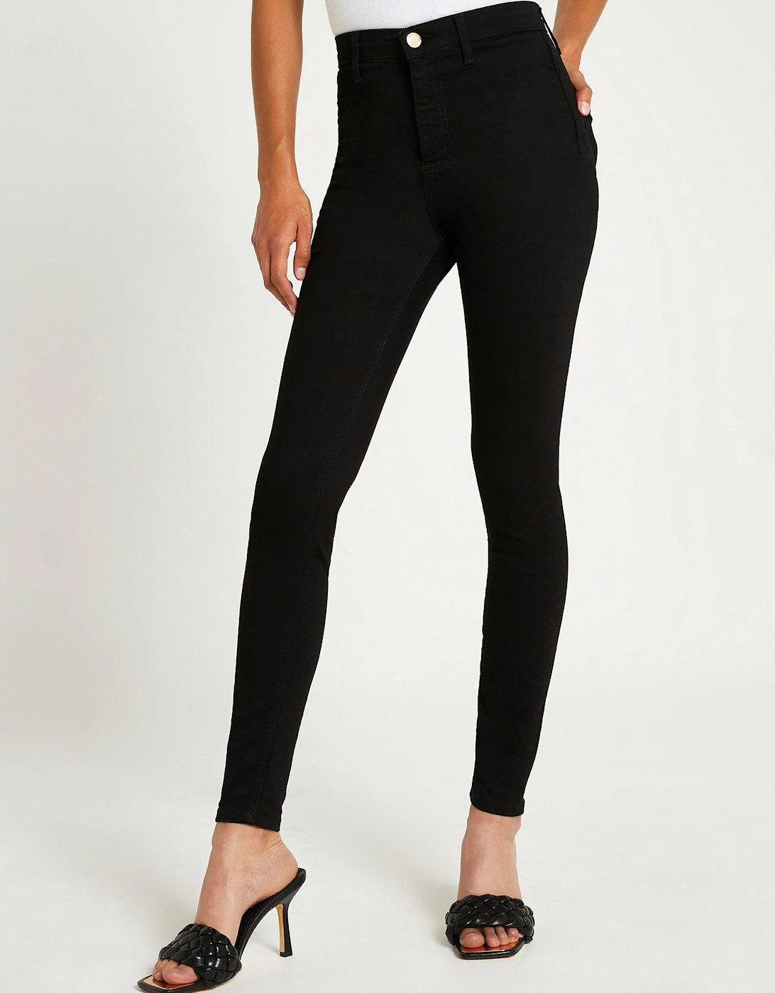 Kaia High Rise Jeans - Black, 3 of 2