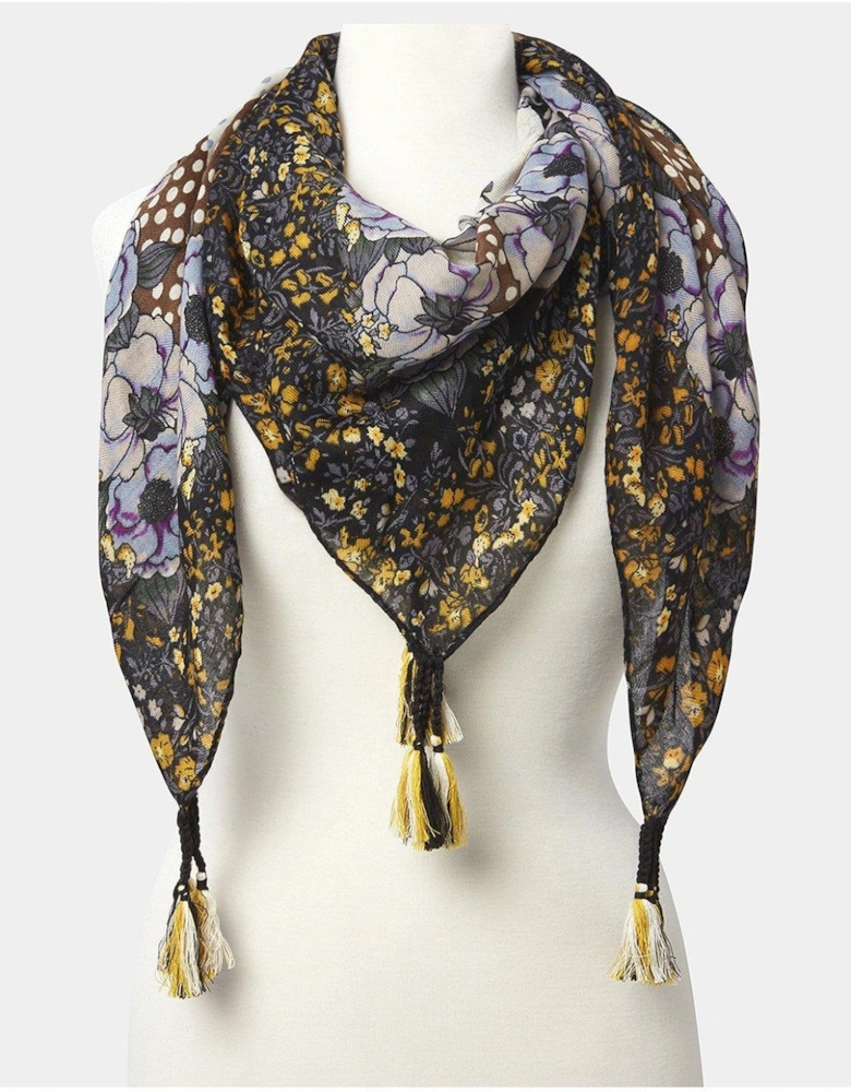 Have To Have It Tassel Scarf - Purple