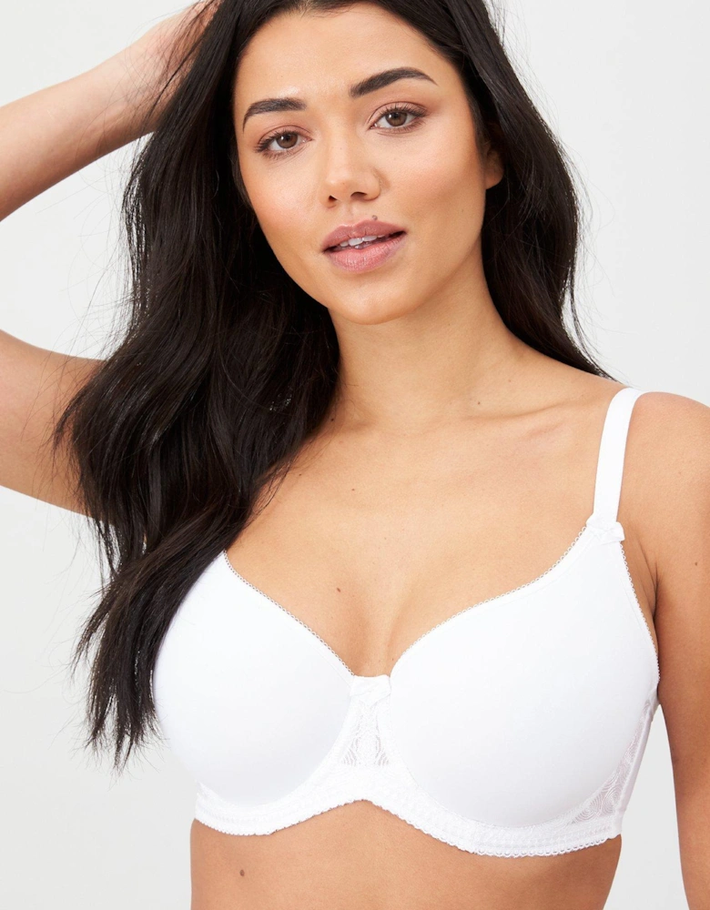 Cari Moulded Spacer T-Shirt Bra - White