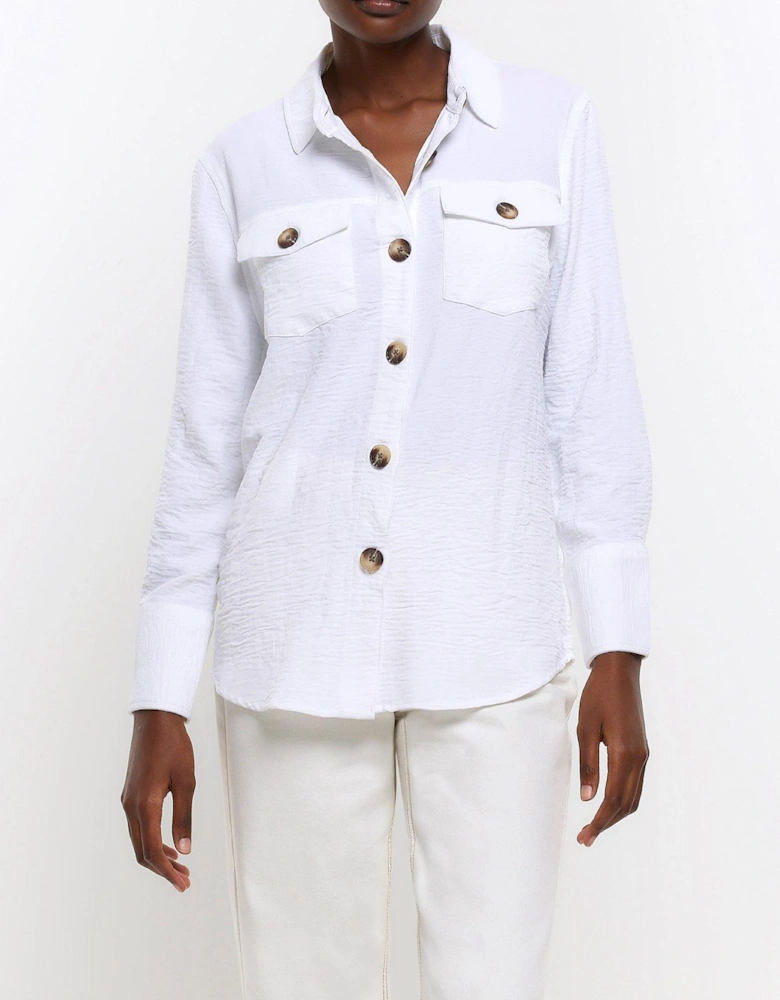 Textured Shirt - Cream