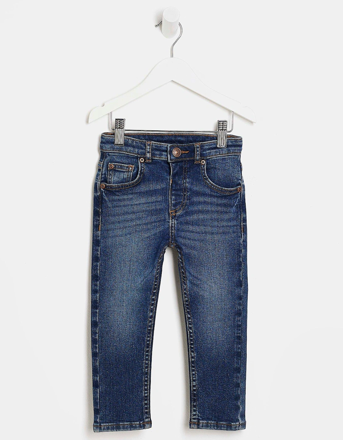 Mini Mini Boys Skinny Jeans - Blue, 3 of 2