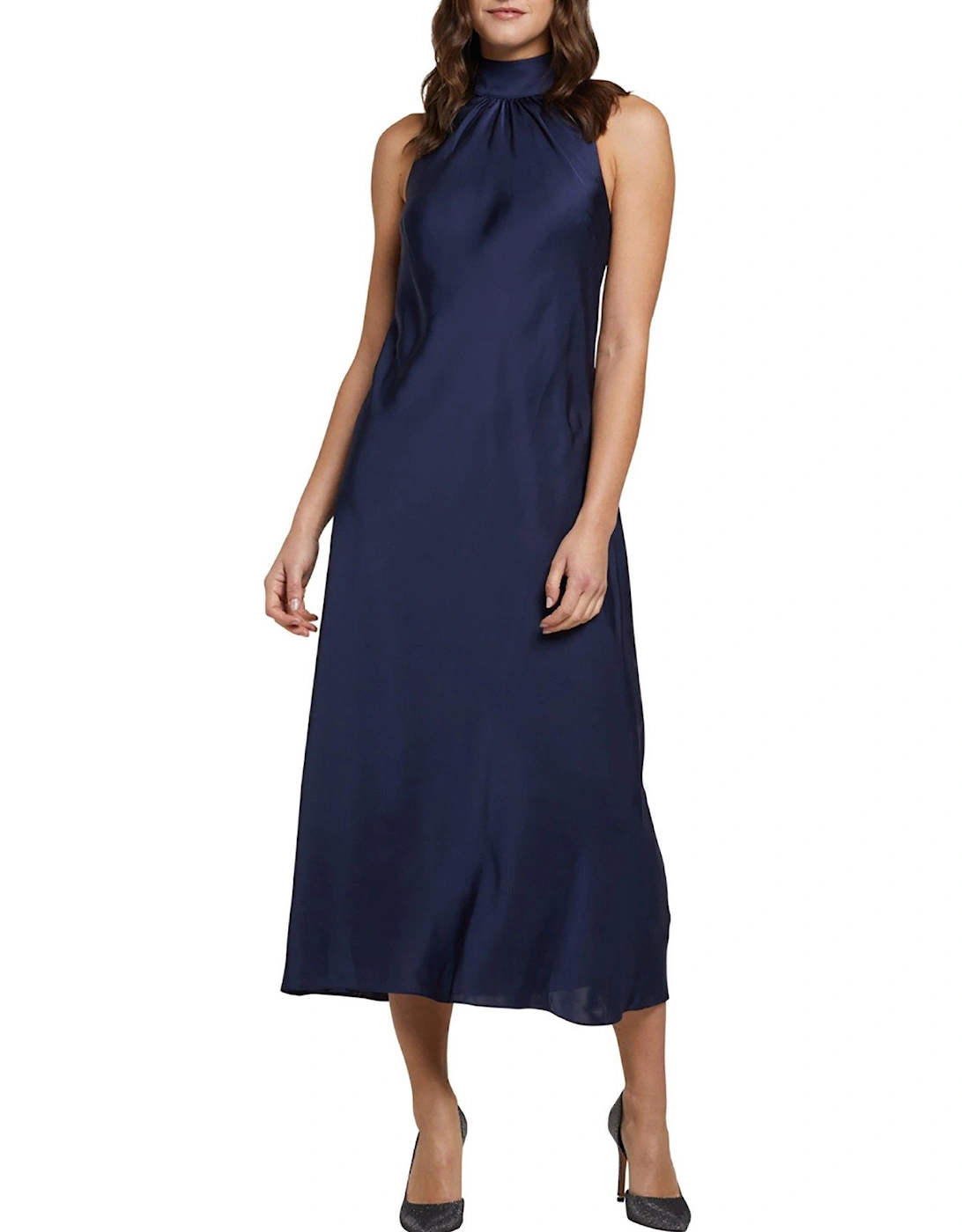 Llauraa Sleeveless Midi Slip Dress - Blue, 4 of 3