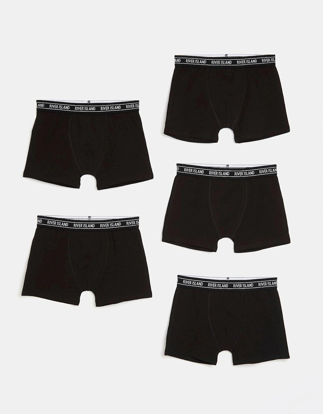 Boys Ri Boxer Shorts 5 Pack - Black, 3 of 2