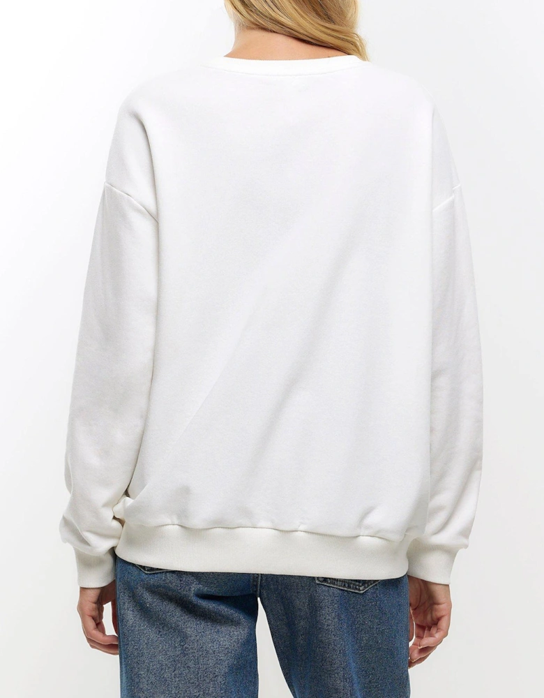 Milan Sports Sweatshirt - White