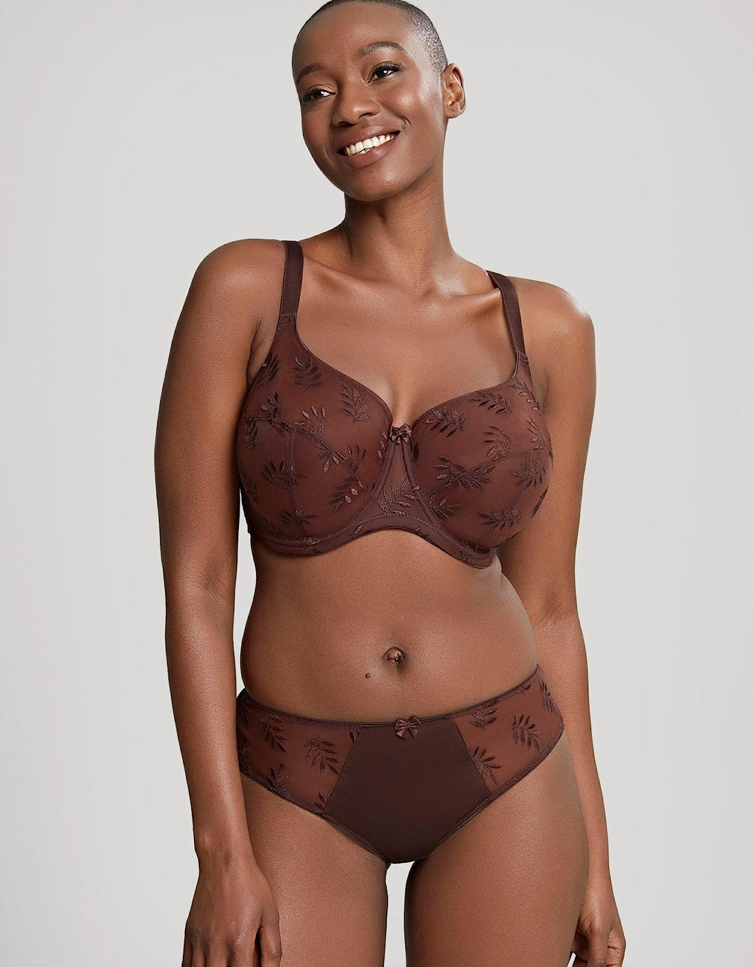 Tango Balconnet Bra - Brown, 2 of 1