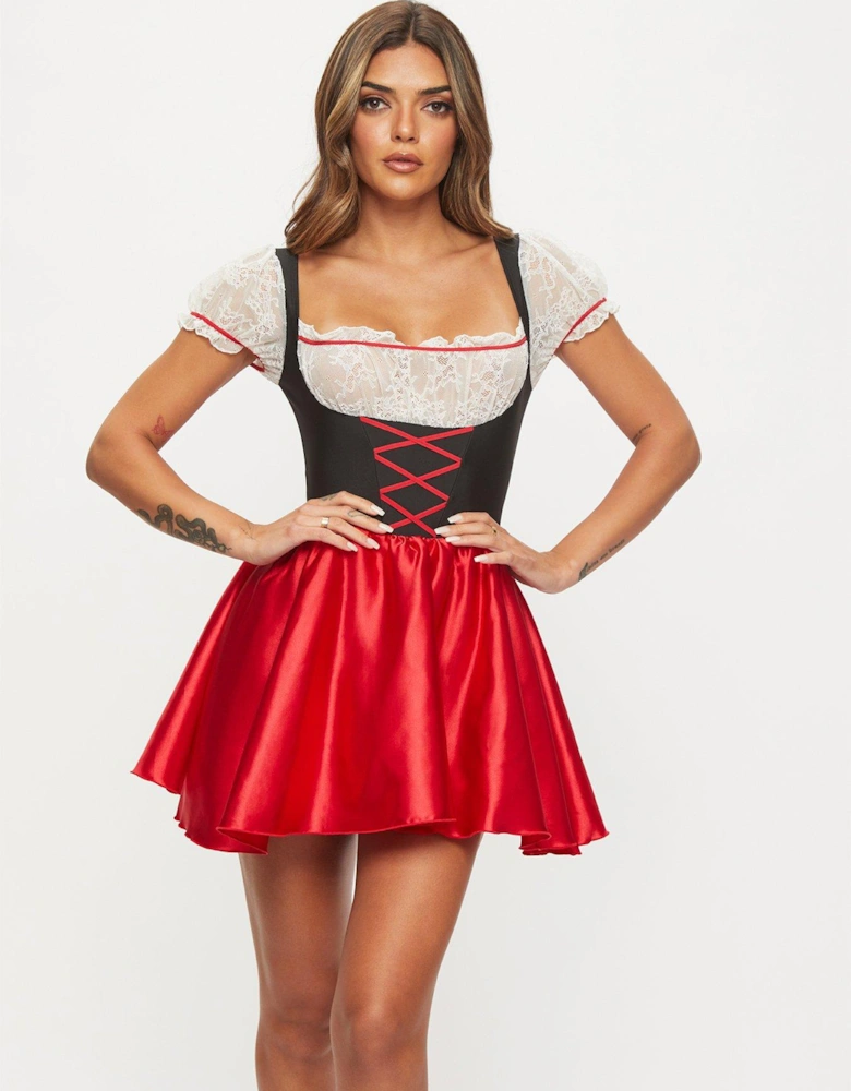 Role Play Beer Maid Dress - Black