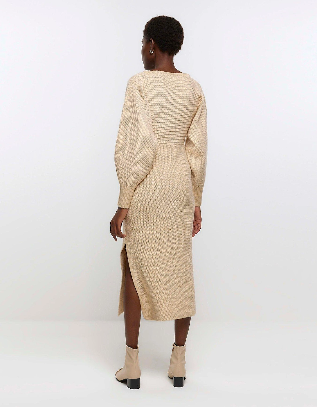 Jumper Dress - Beige