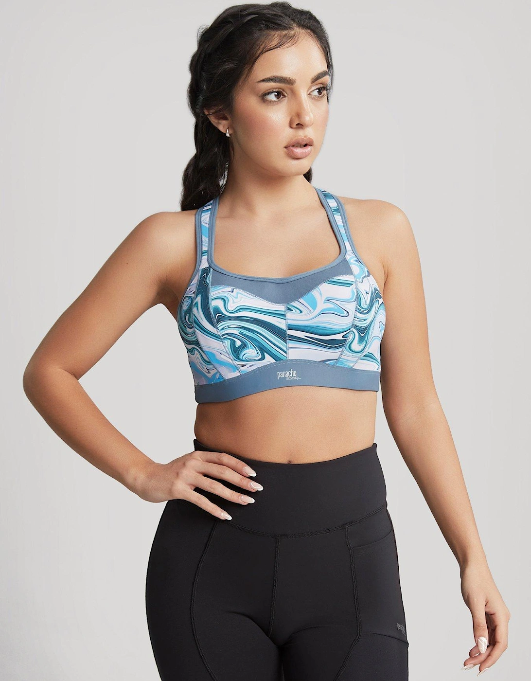 Wired Racer Back Sports Bra - Multi, 2 of 1