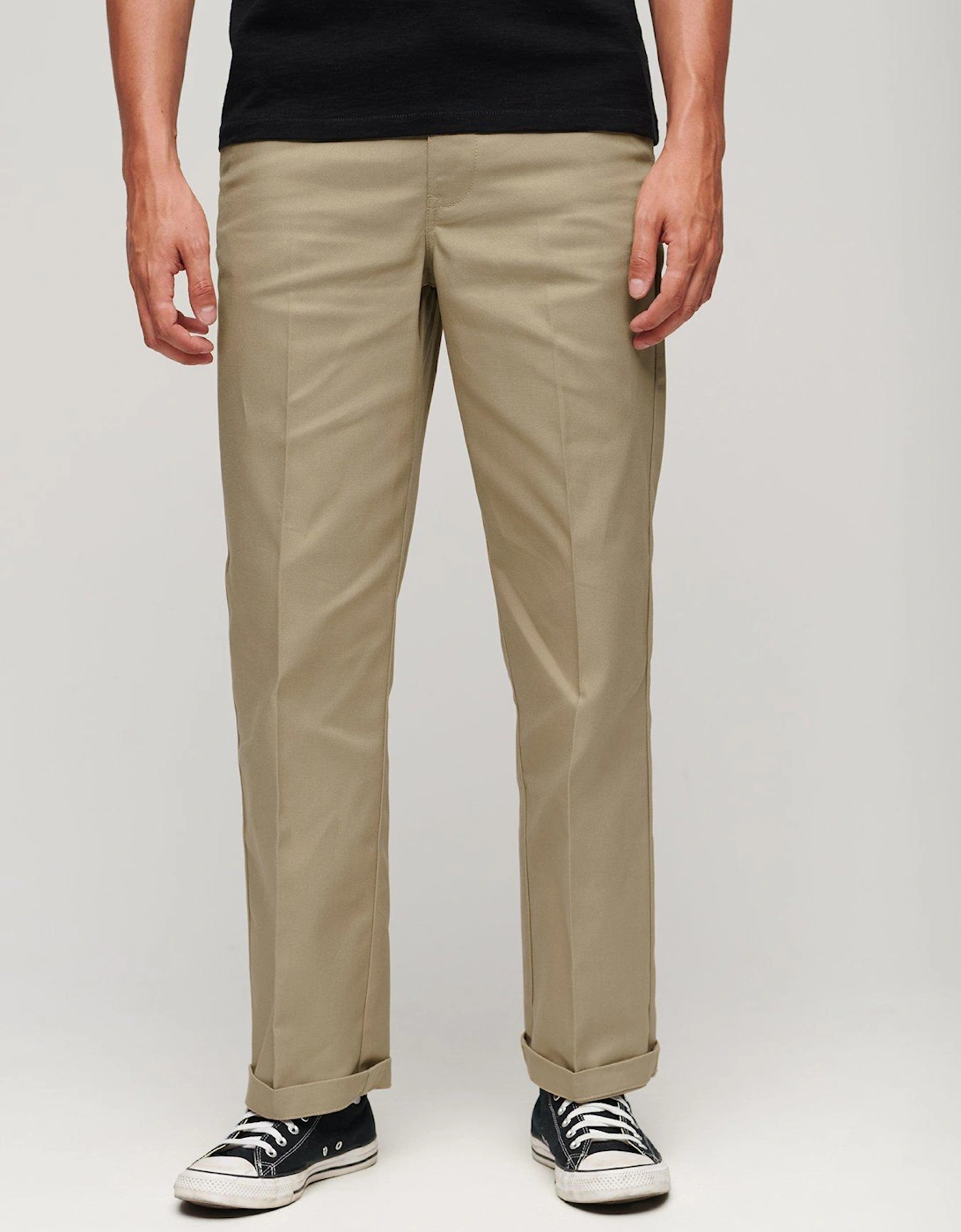Straight Fit Chino Trousers - Beige, 7 of 6