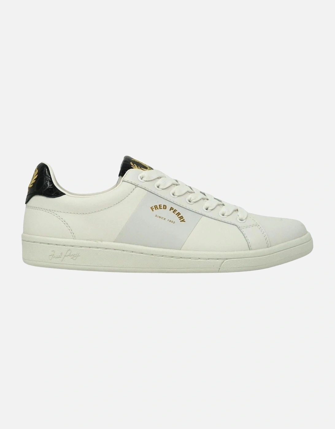 B1271 303 White Leather Trainers, 5 of 4