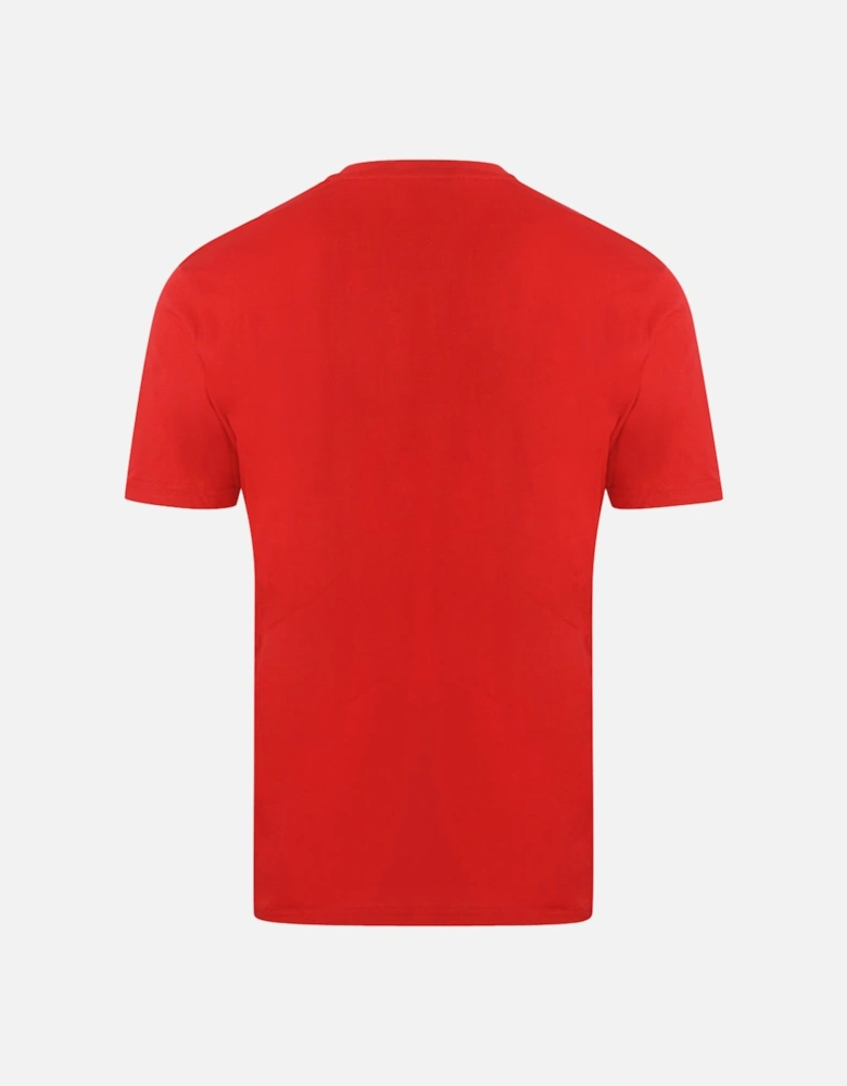 Block Brand Logo Red T-Shirt