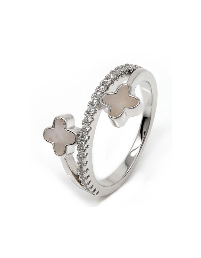 Luck Ring - Silver & Pearl