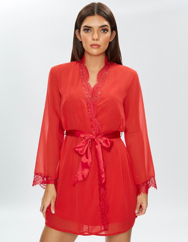 Nightwear & Loungewear The Intrigue Robe - Bright Red