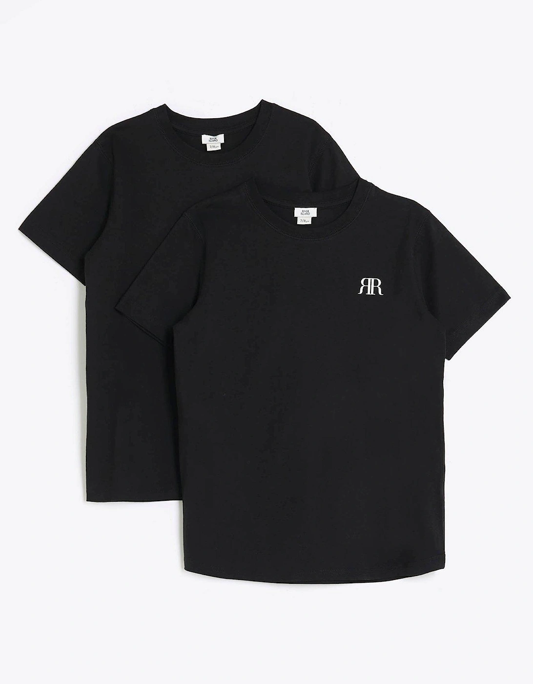 Boys Ri T-Shirt 2 Pack - Black, 4 of 3
