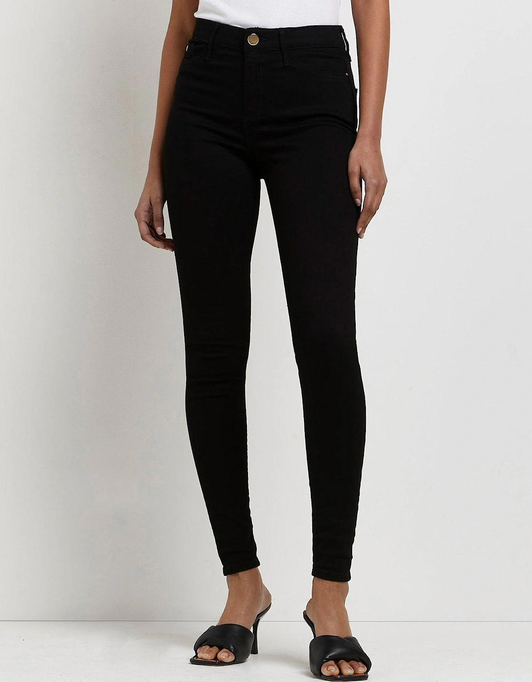 Molly Mid Rise Jean - Black, 5 of 4