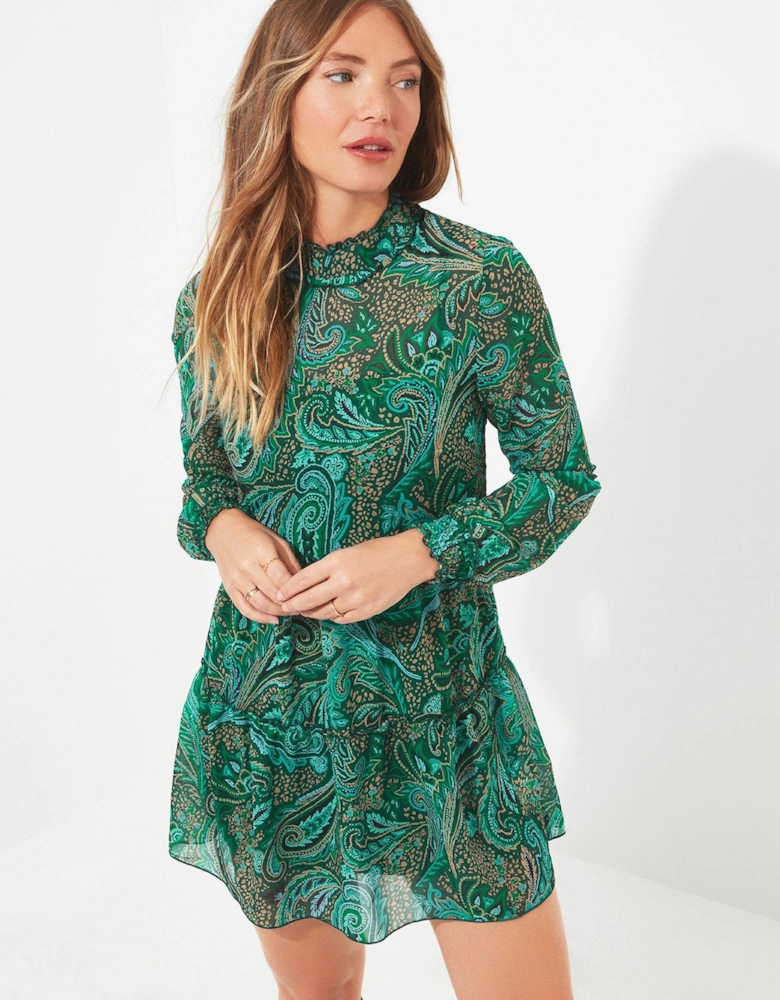 Paisley Promise Tunic Dress - Green