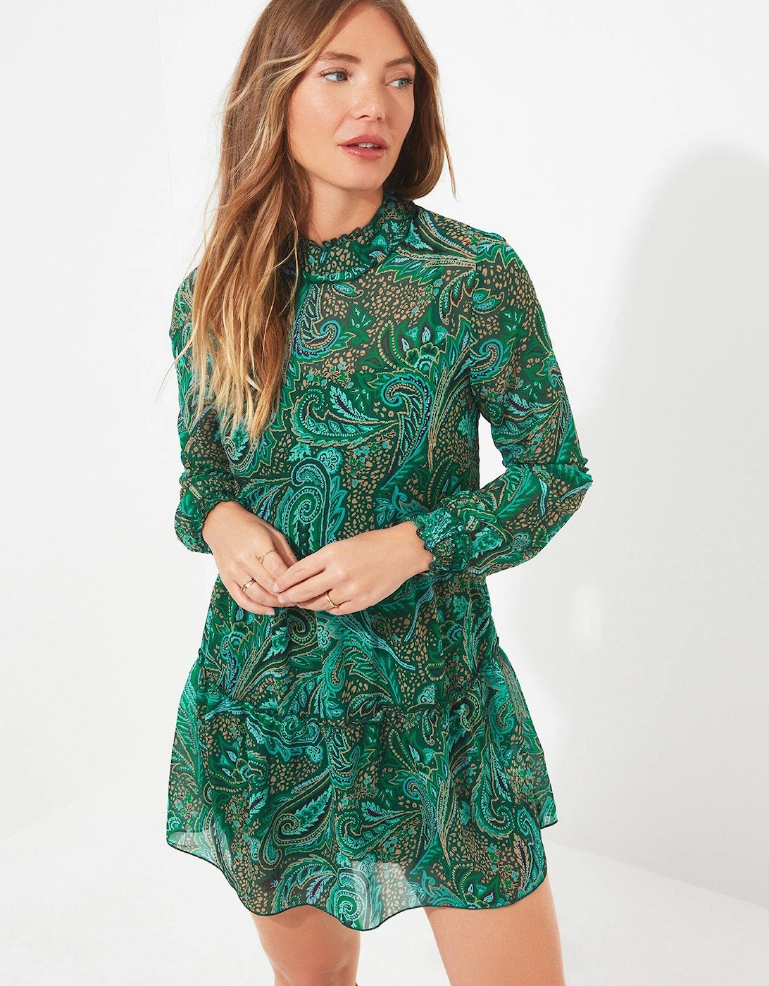 Paisley Promise Tunic Dress - Green, 2 of 1