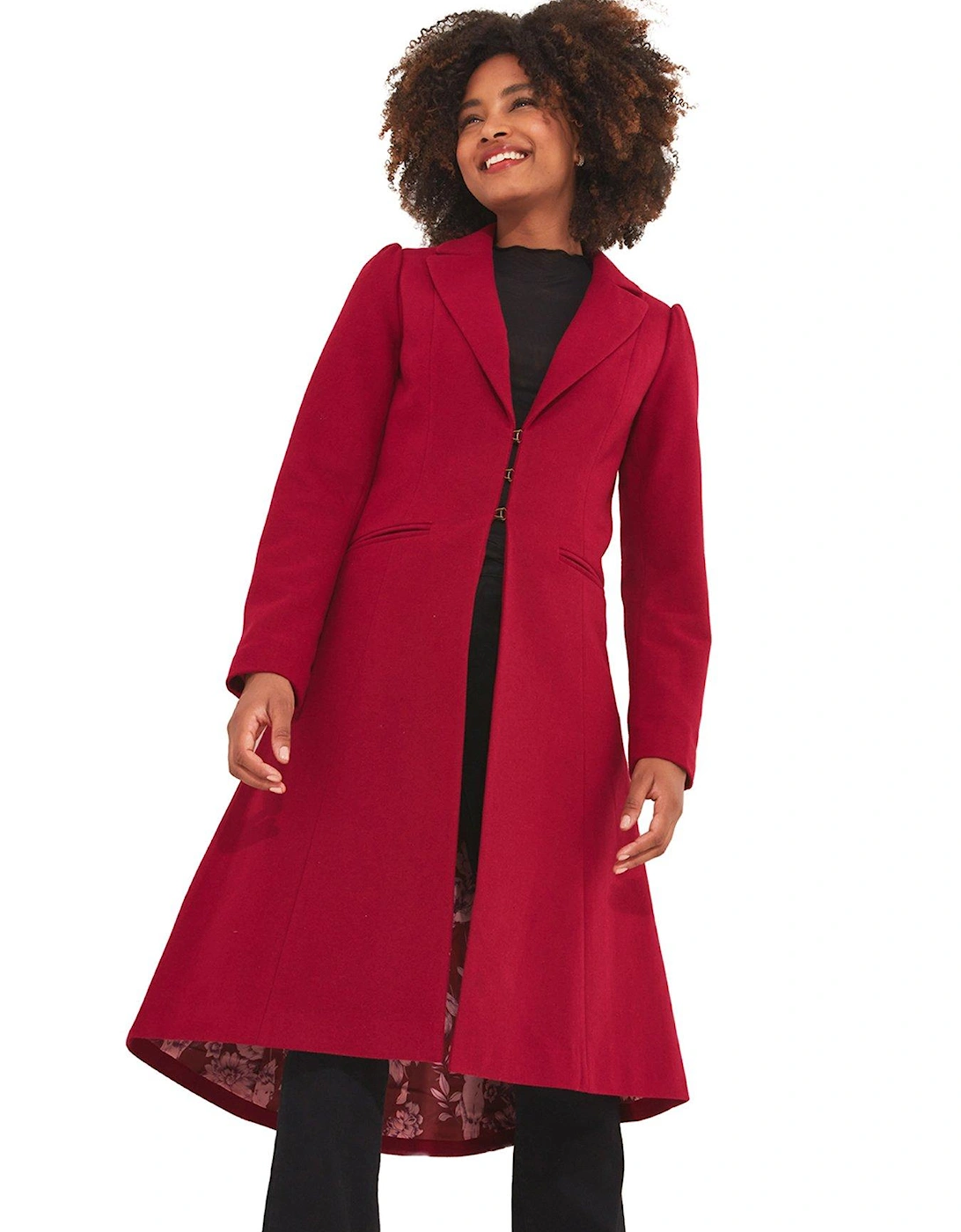 Oh So Sophisticated Coat - Red, 2 of 1