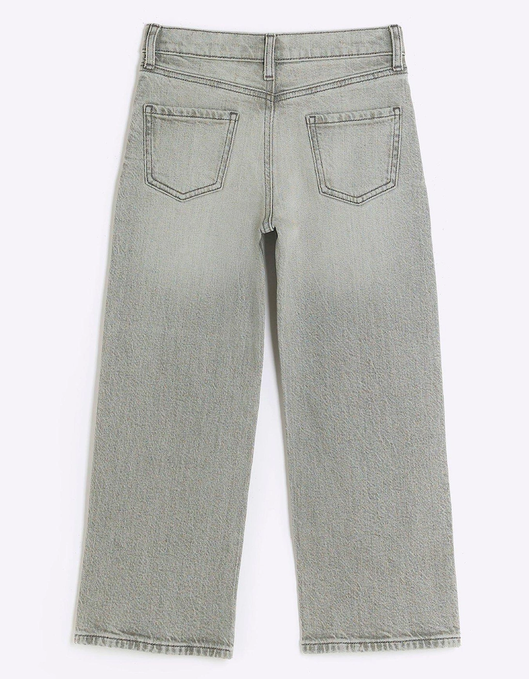 Girls Straight Leg Jeans - Grey