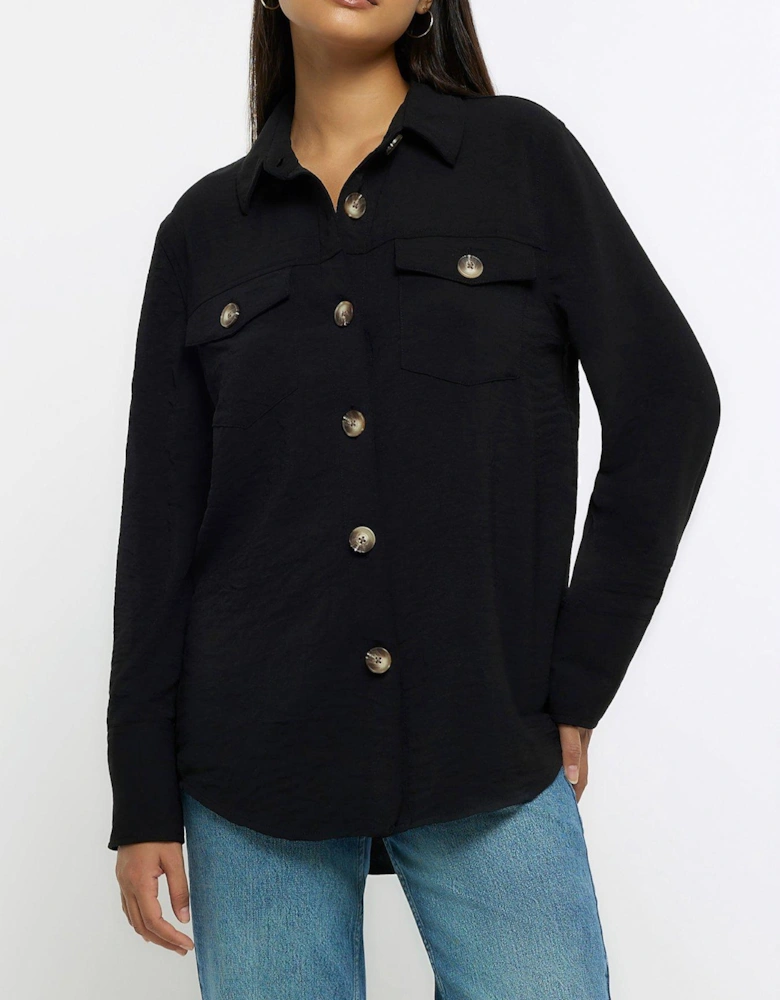 Textured Shirt - Black