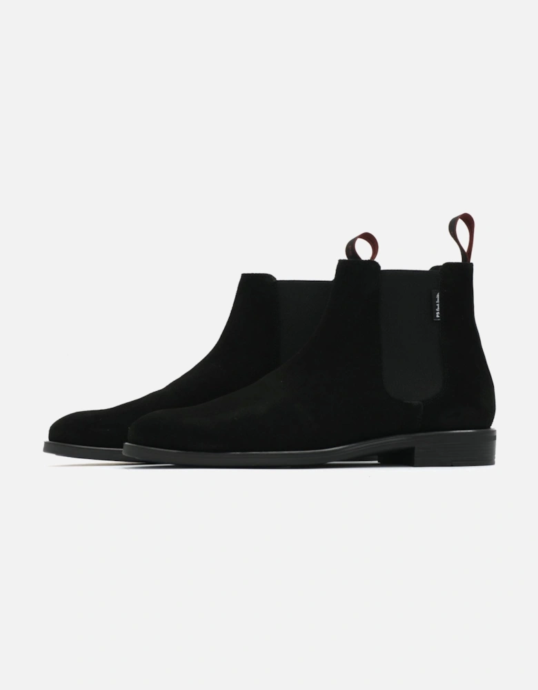 Cedric Chelsea Suede Black Boot