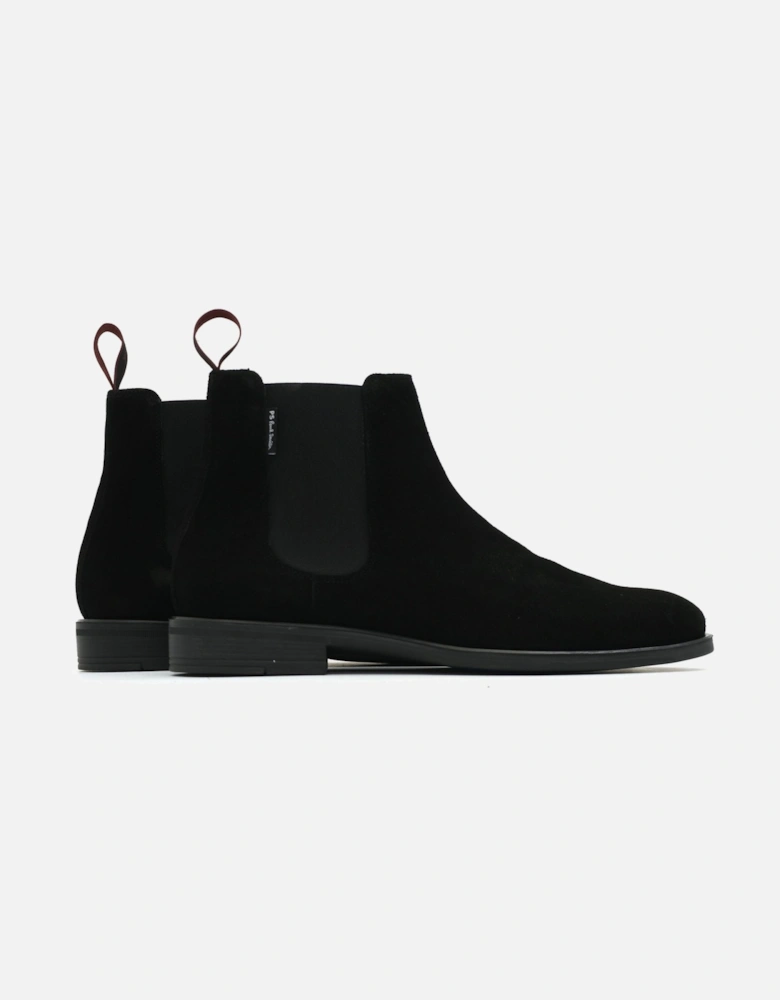 Cedric Chelsea Suede Black Boot