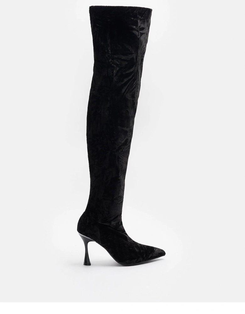 Over The Knee Boot - Black