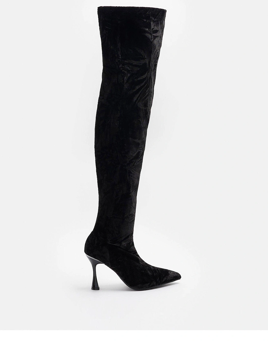 Over The Knee Boot - Black, 3 of 2