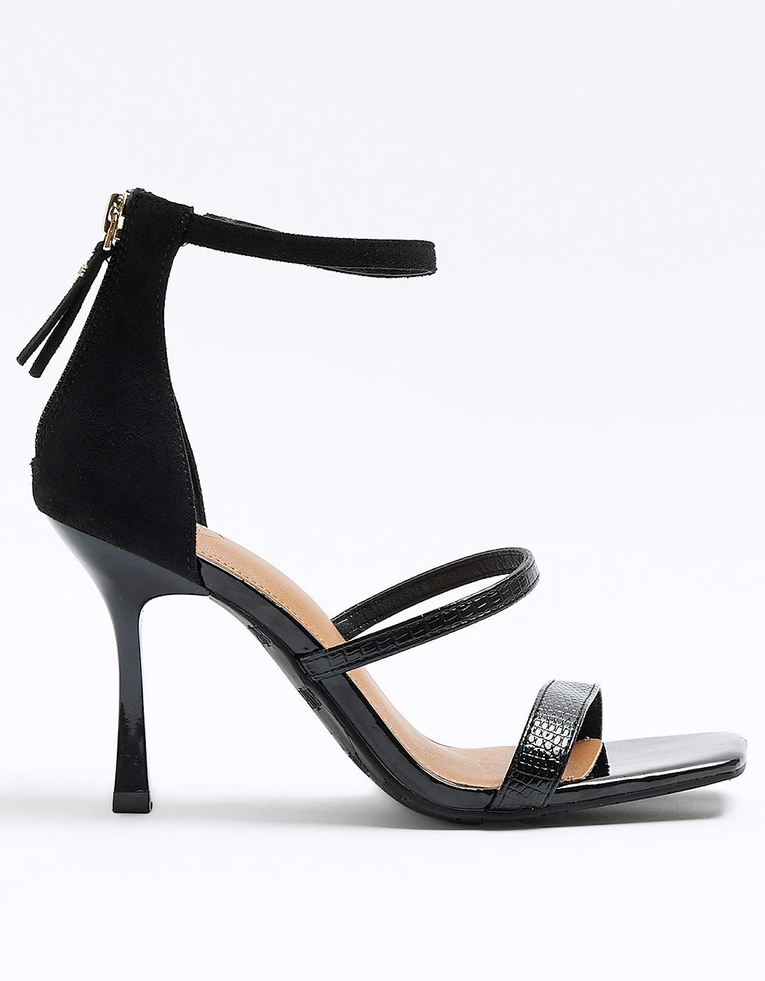 Barely There Closed Toe Heel - Black, 6 of 5