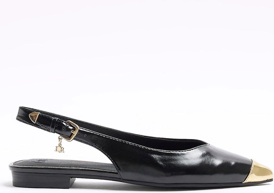 Slingback Point Toe - Black, 3 of 2