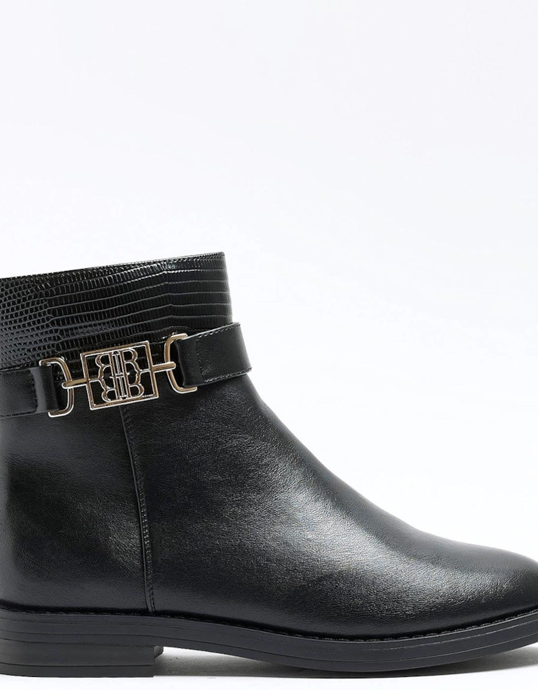 Riding Ankle Boot - Black