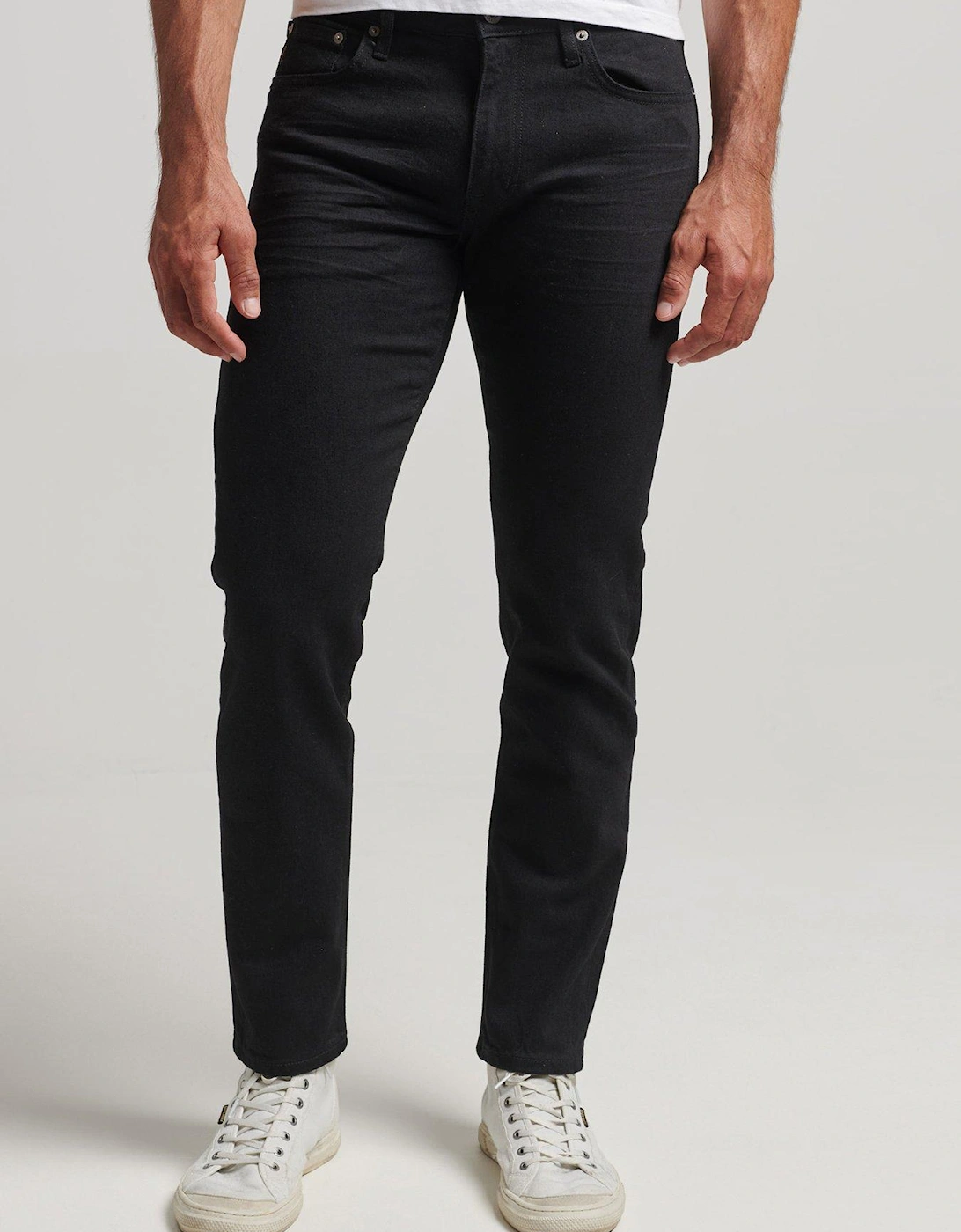 Cotton Slim Fit Jeans - Black, 2 of 1