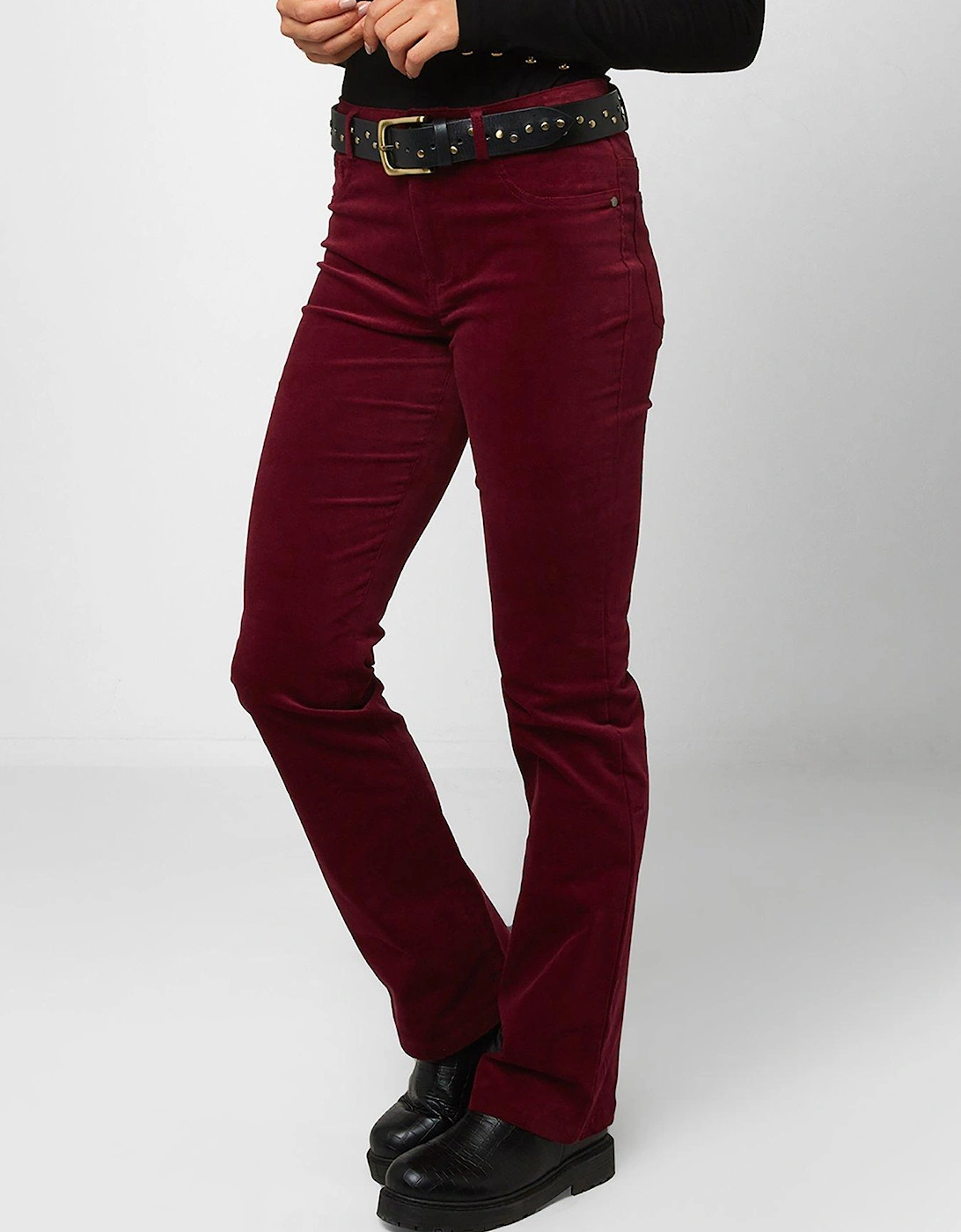 Must Have Moleskin Trousers - Berry, 2 of 1