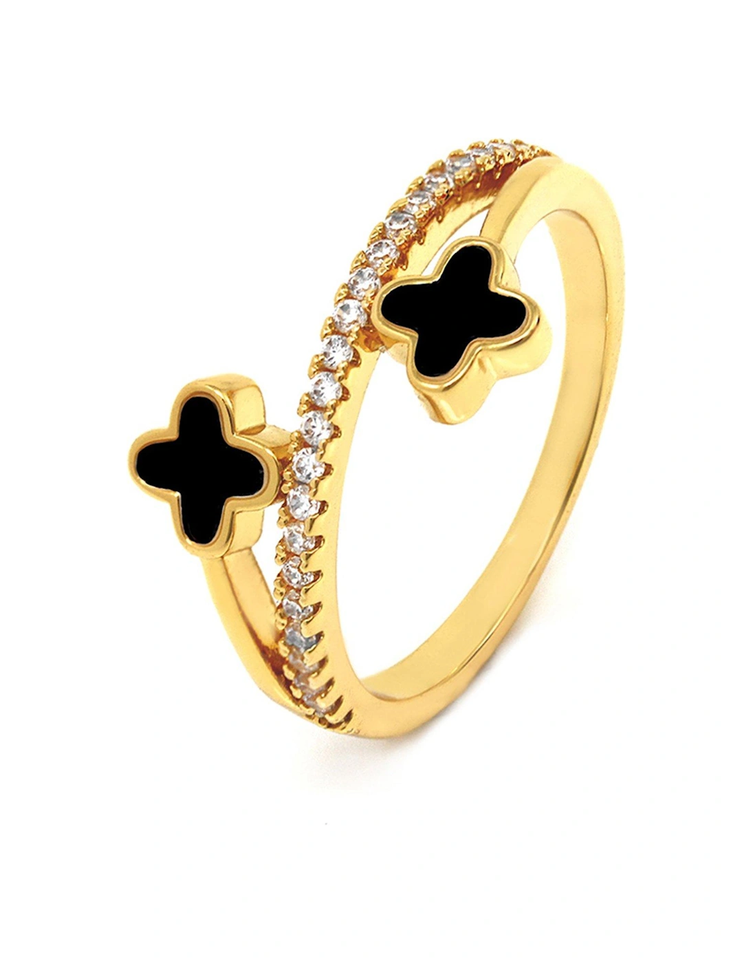 Luck Ring - Gold & Black, 2 of 1