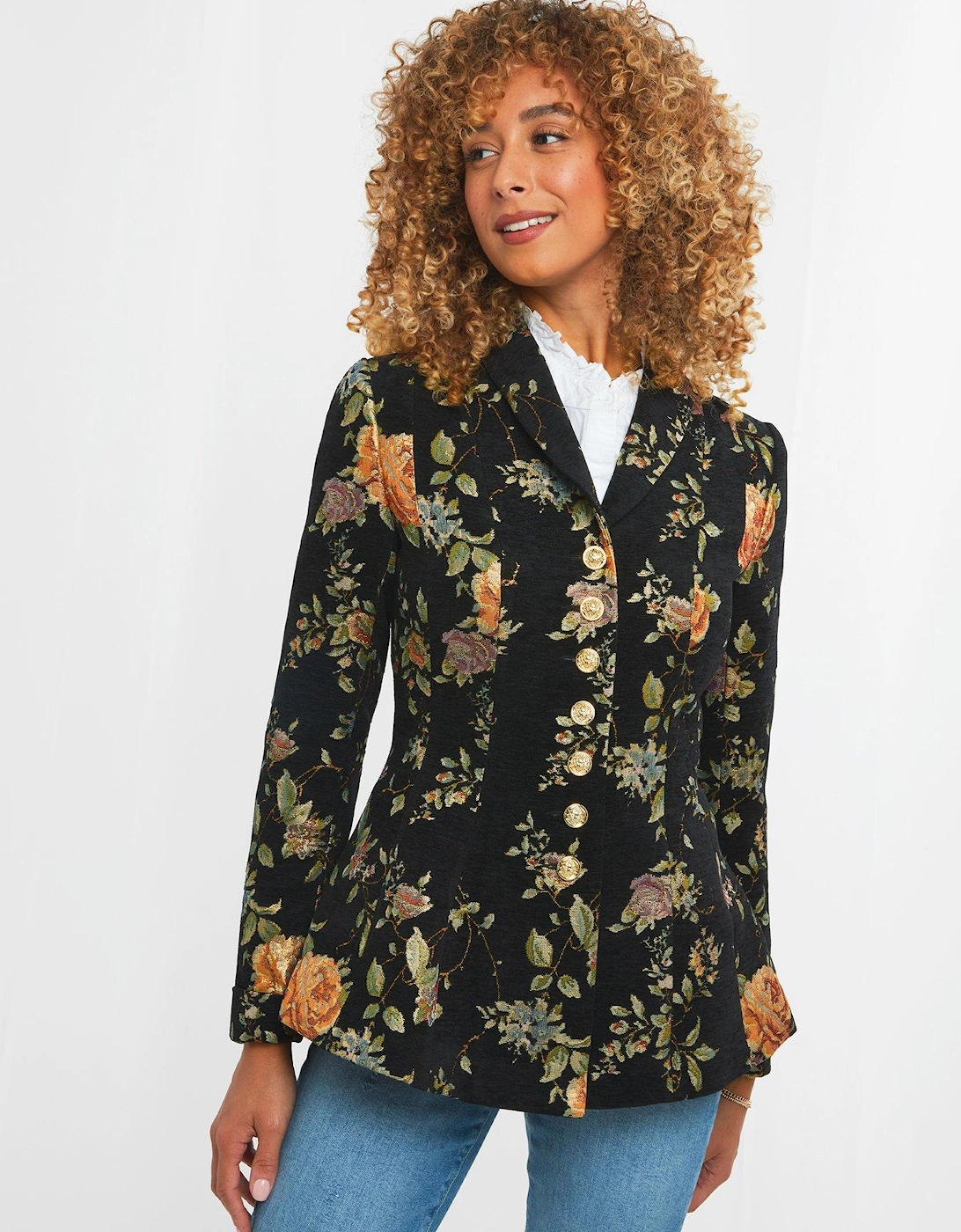 Stand Out From The Crowd Jacket -black Floral, 2 of 1