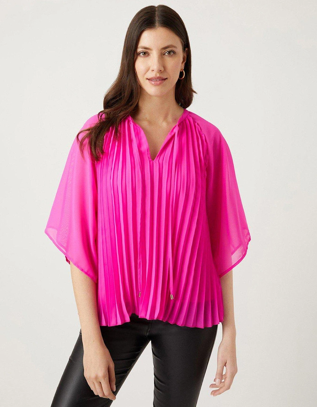 Pleat Top - Pink, 4 of 3