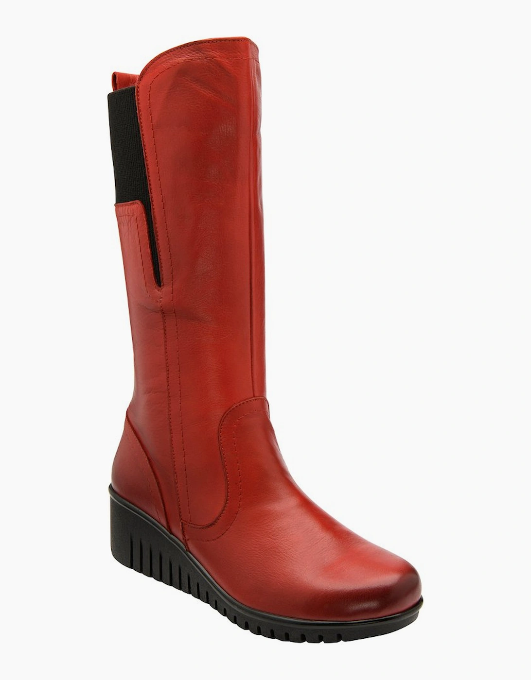Lotus Women's Red Fitzgerald Calf Boots  4 Size 4