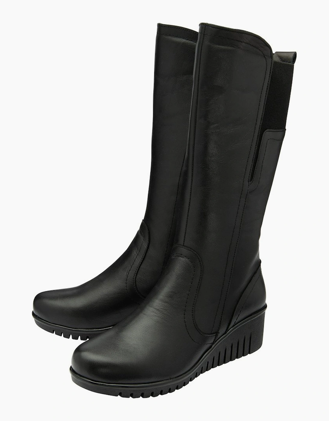 Lotus Women's Black Fitzgerald Calf Boots Colour: : Size 3 - Image 3