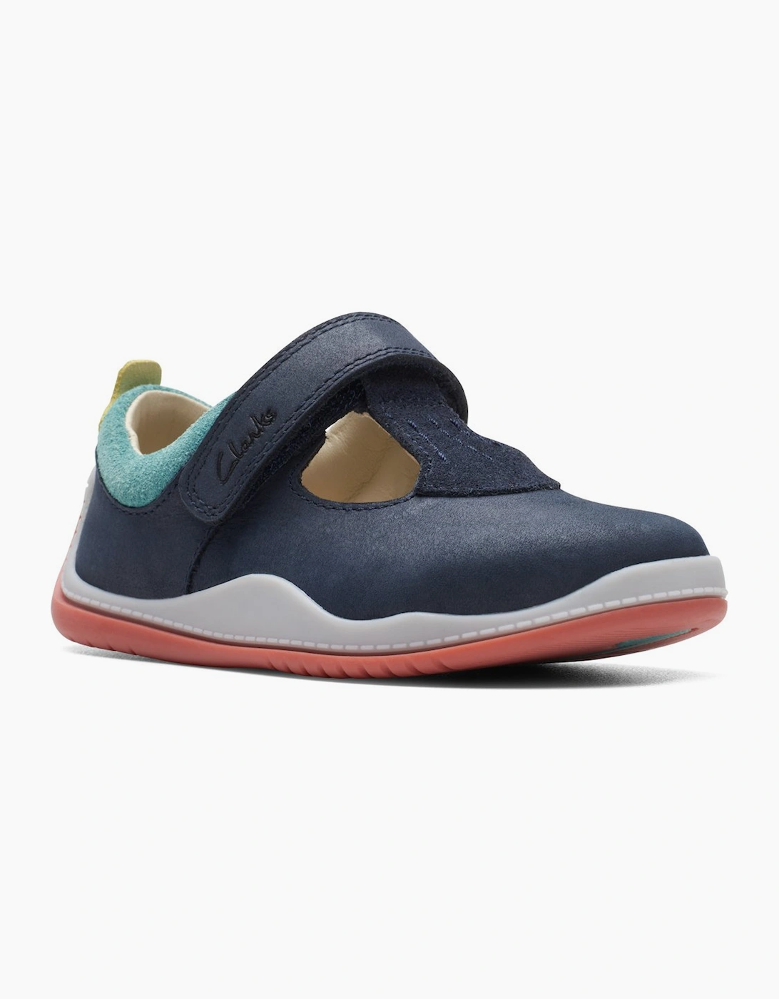 Clarks Clarks Girl's Noodlebright T Girls First Shoes - Navy