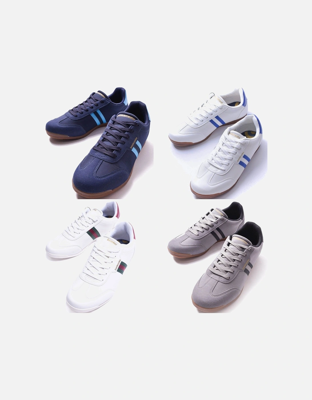 Mens Tackle Retro Trainers Shoes, 89 of 88