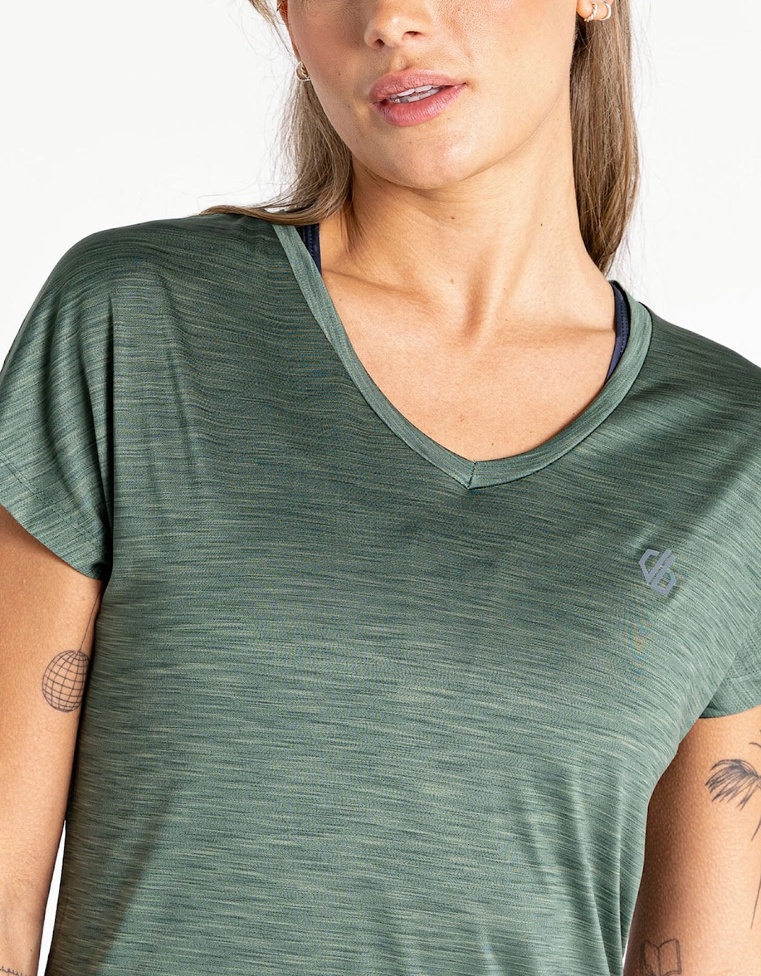 Womens Vigilant Short Sleeve T-Shirt - Duck Green