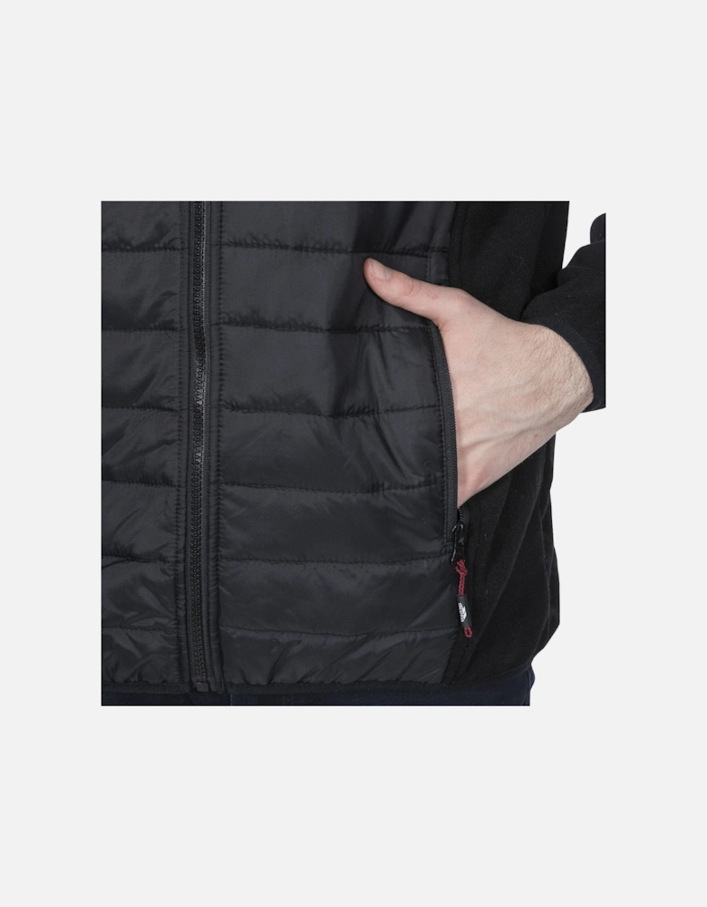 Mens Saunter Full Zip Padded Jacket - Black