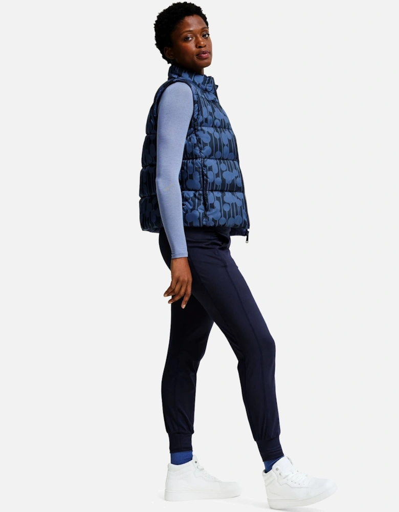 Womens Orla Kiely Reversible Quilted Gilet