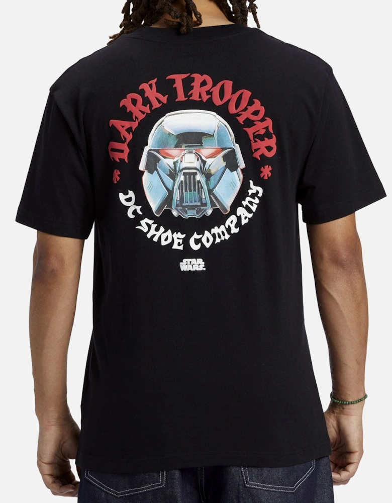 Mens Star Wars Dark Trooper T-Shirt - Black