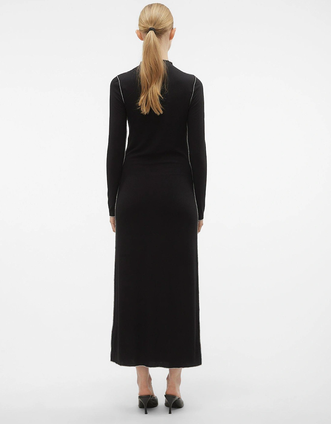 Snipa Long Sleeve Dress - Black