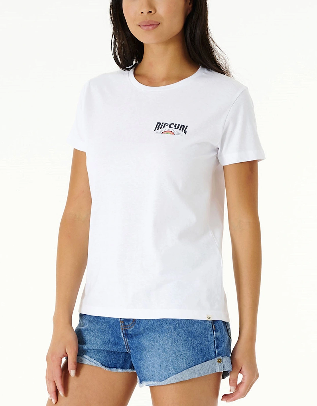 Rip Curl Womens Daybreak Standard Crew Neck T-Shirt