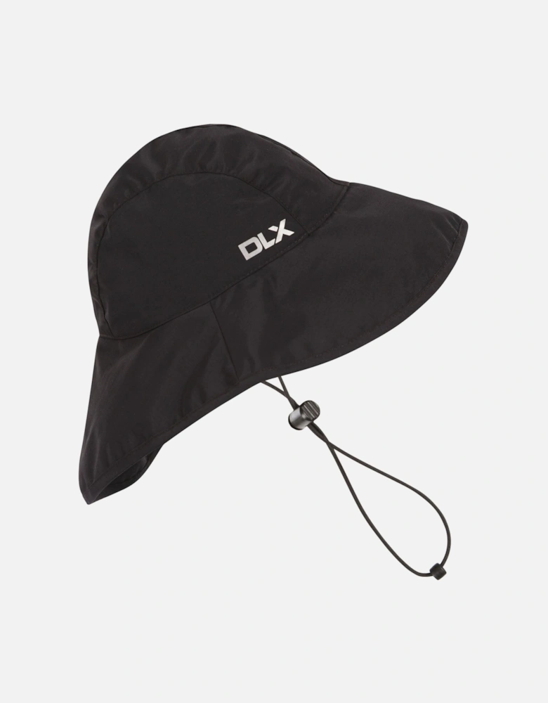 Mens Ando Waterproof Adjustable Rain Hat - Black