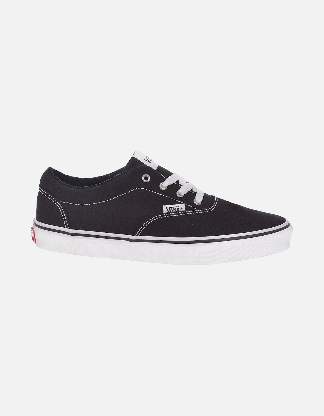 Kids Doheny Low Top Trainers - Black/White, 5 of 4