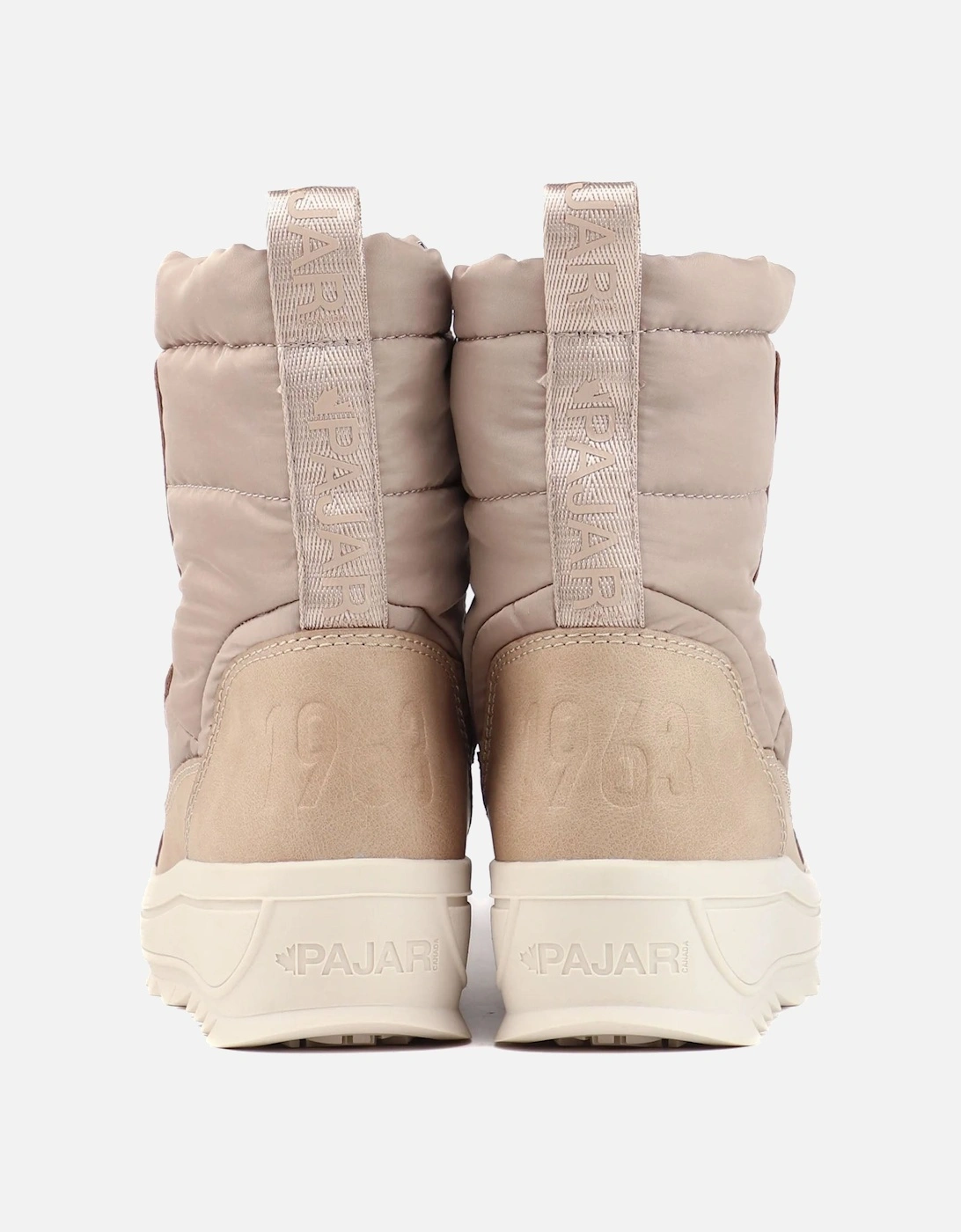 Womens Galaxy High Rise Waterproof Toboggan Snow Boots - Sand