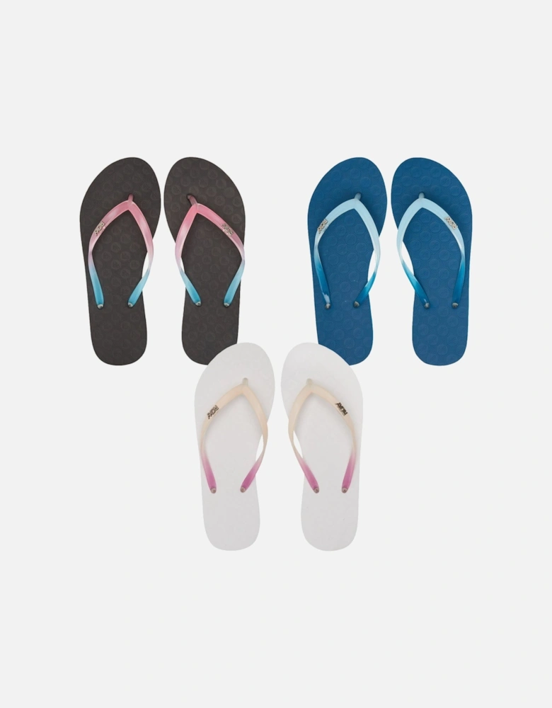 Womens Viva Gradient Summer Sandals Flip Flops